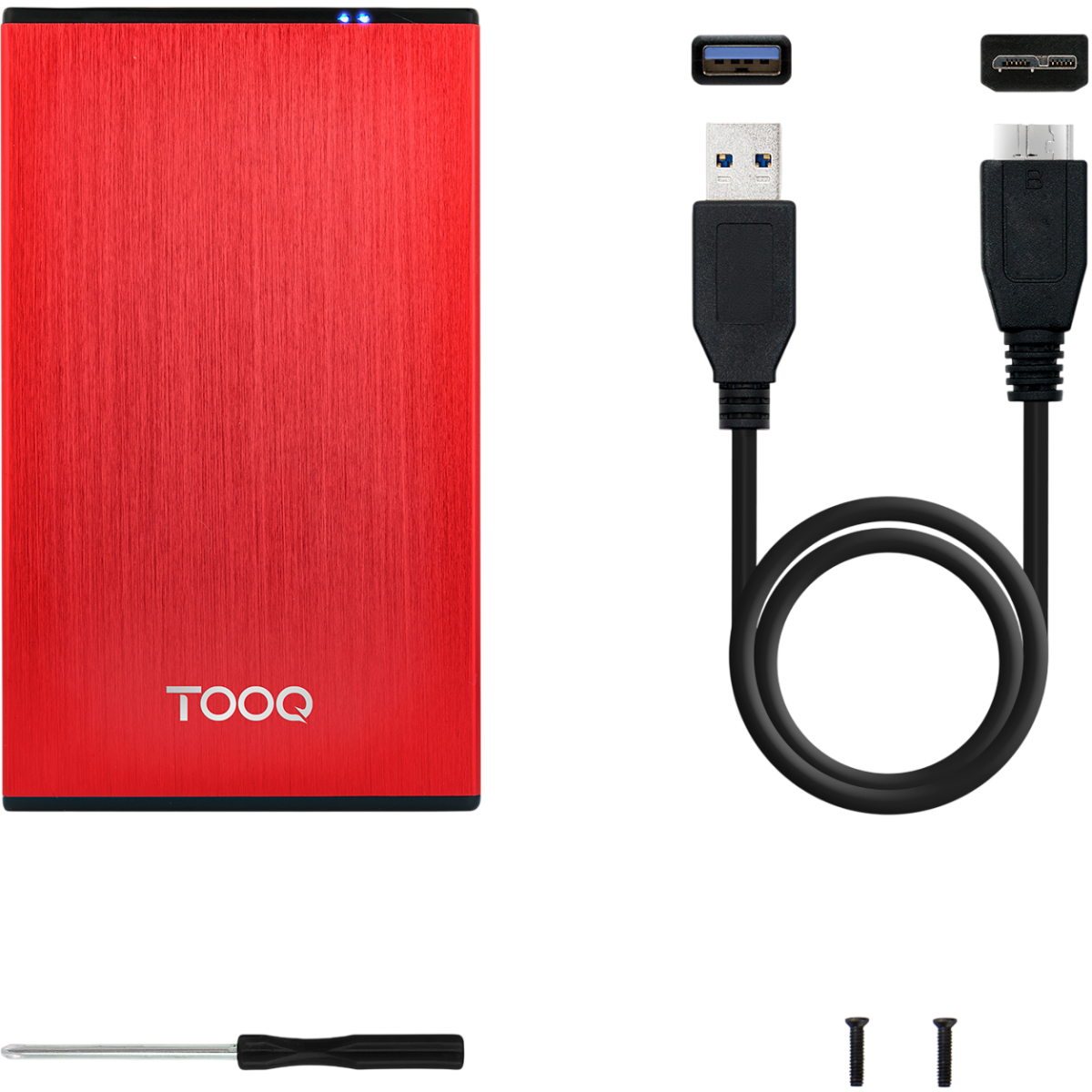 Boîtier externe pour disque dur TooQ TQE-2527R Red - photo 6