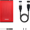 Boîtier externe pour disque dur TooQ TQE-2527R Red - photo 6