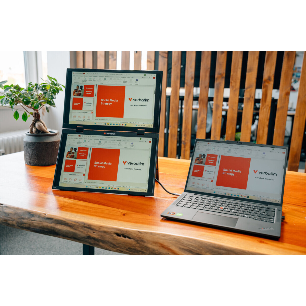 Portable Monitor Verbatim 16" Dual Monitor Essentials (32403) - photo 4