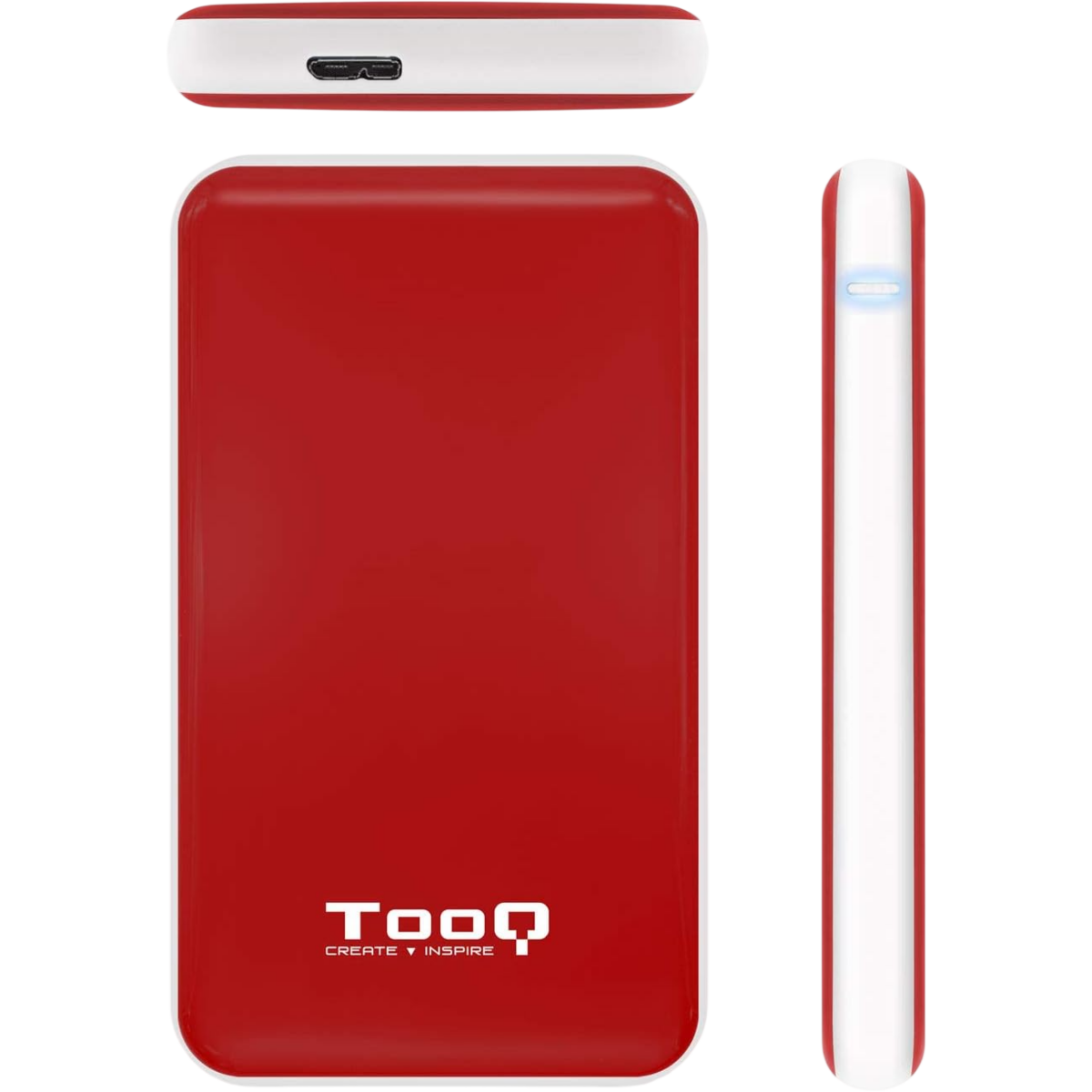 Boîtier externe pour disque dur TooQ TQE-2528R Red - photo 4