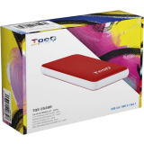 Boîtier externe pour disque dur TooQ TQE-2528R Red