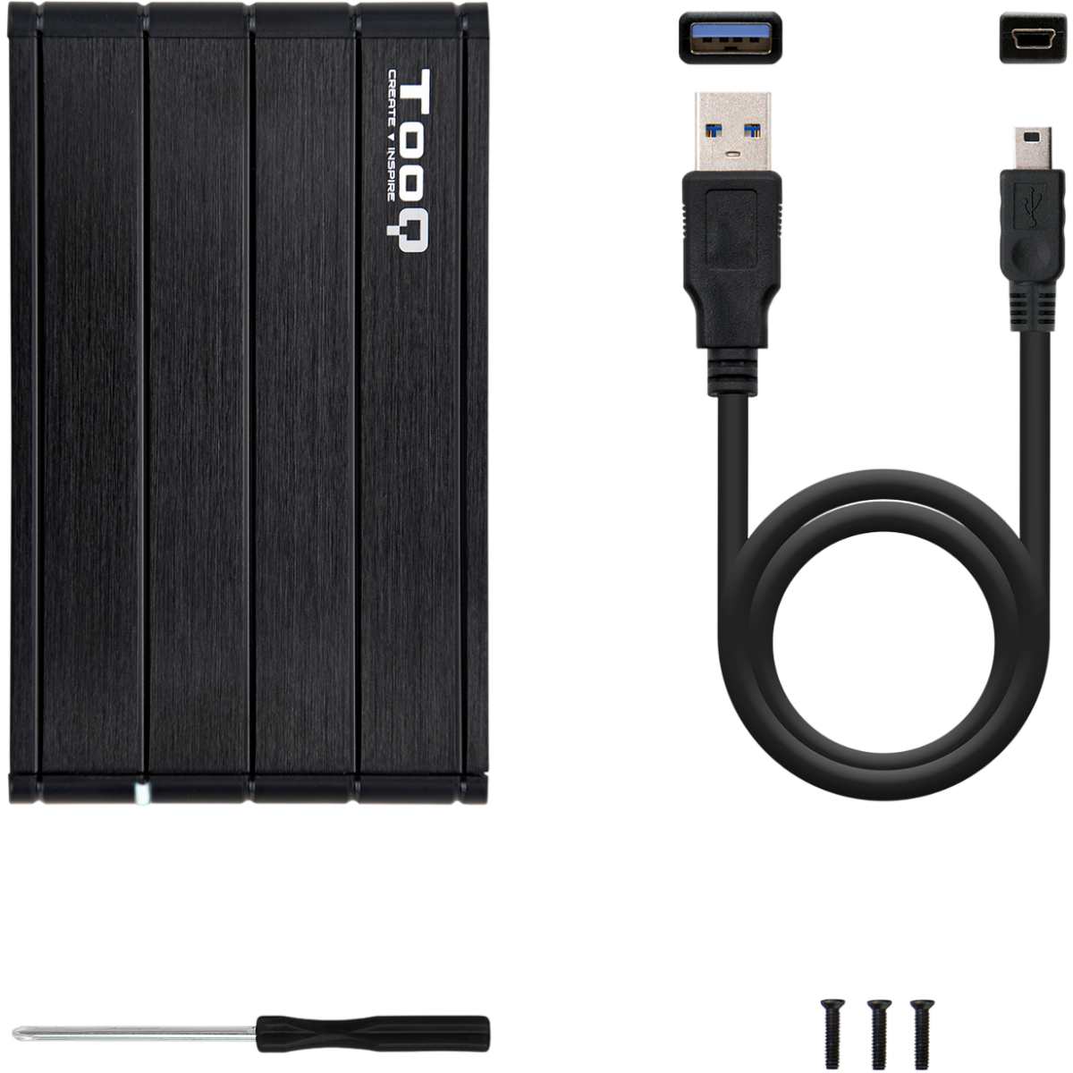 Boîtier externe pour disque dur TooQ TQE-2530B Black - photo 5
