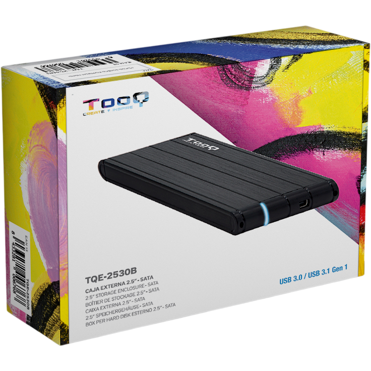 Boîtier externe pour disque dur TooQ TQE-2530B Black - photo 6