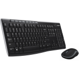 Clavier + souris Logitech Wireless Combo MK270 Black (920-004508)