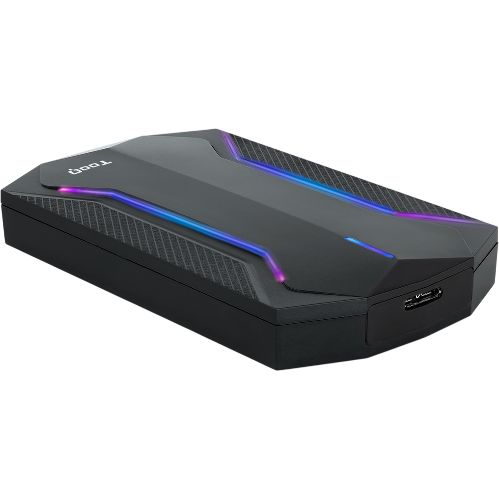 Boîtier externe pour disque dur TooQ TQE-2599RGB Black - photo 2