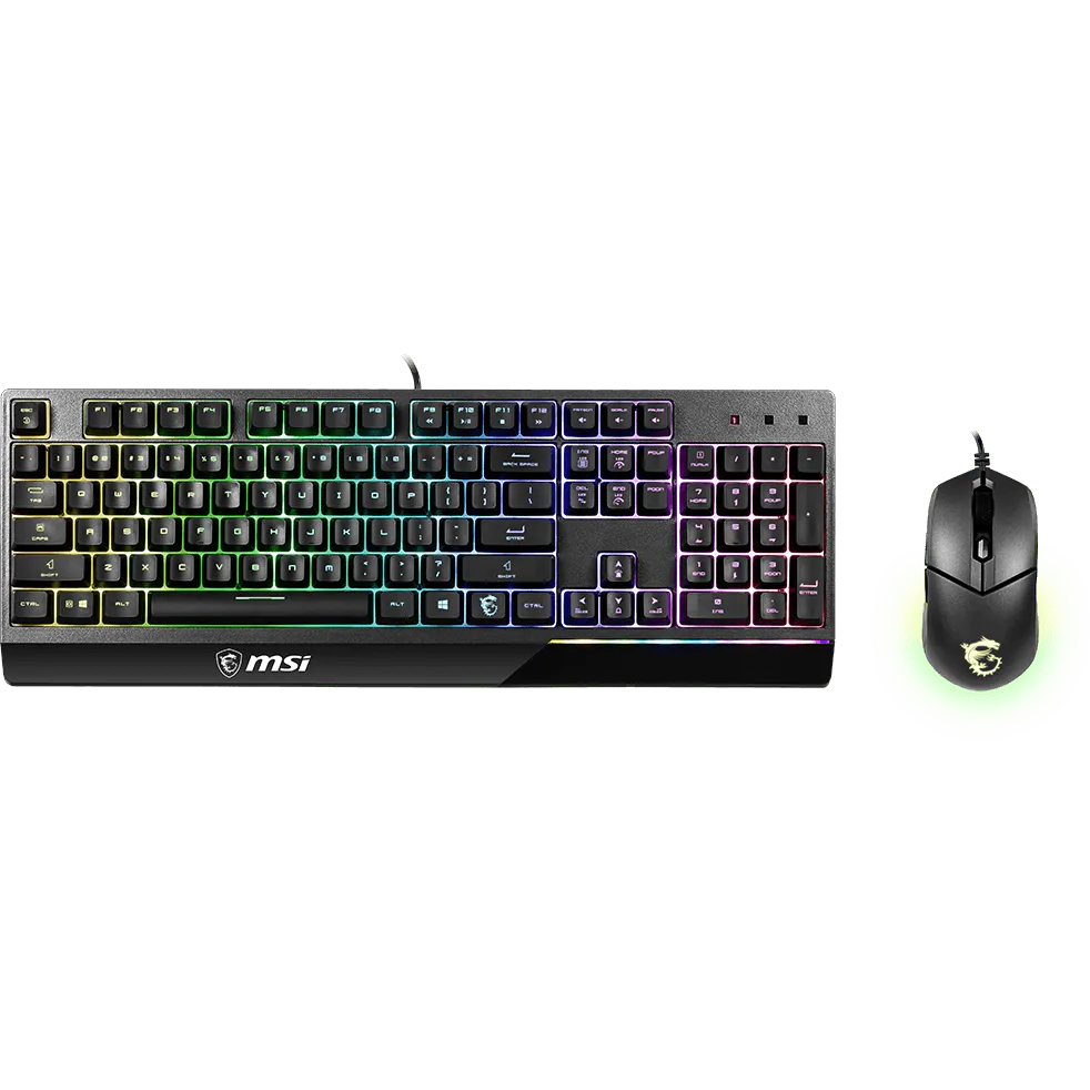 Clavier + souris MSI Vigor GK30 Combo Black - S11-04FR601-CLA