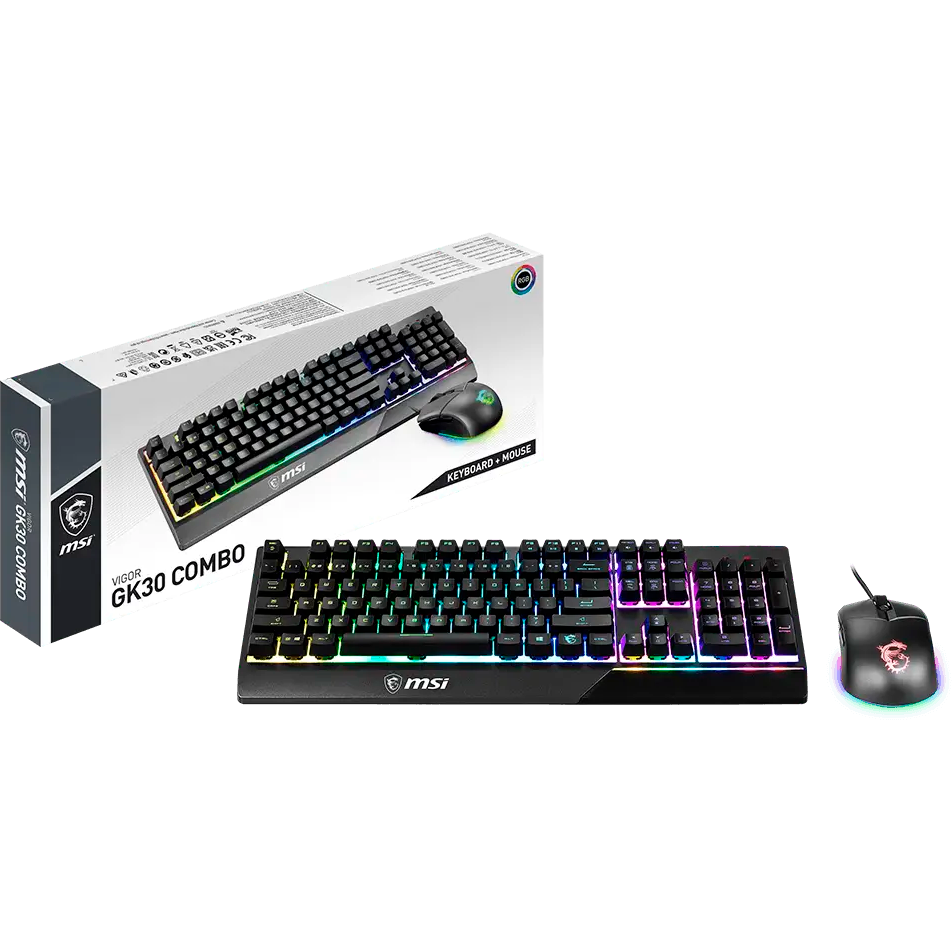 Clavier + souris MSI Vigor GK30 Combo Black - S11-04FR601-CLA - photo 5