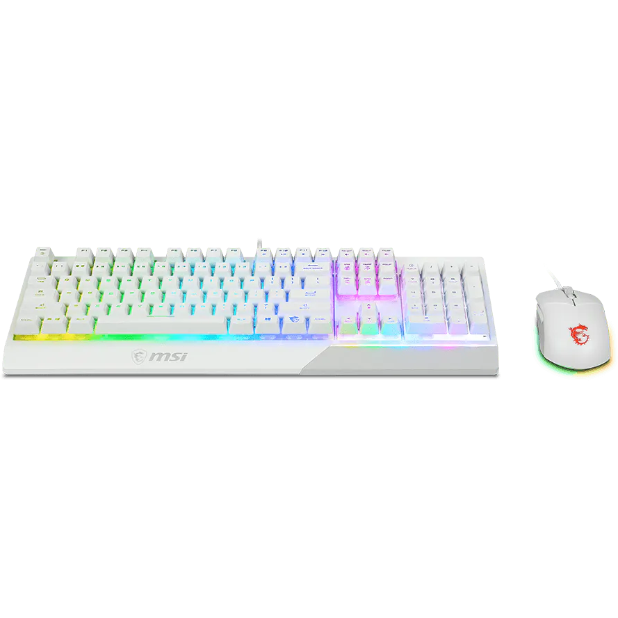 Clavier + Souris MSI Vigor GK30 Combo White - S11-04FR306-CLA - photo 3