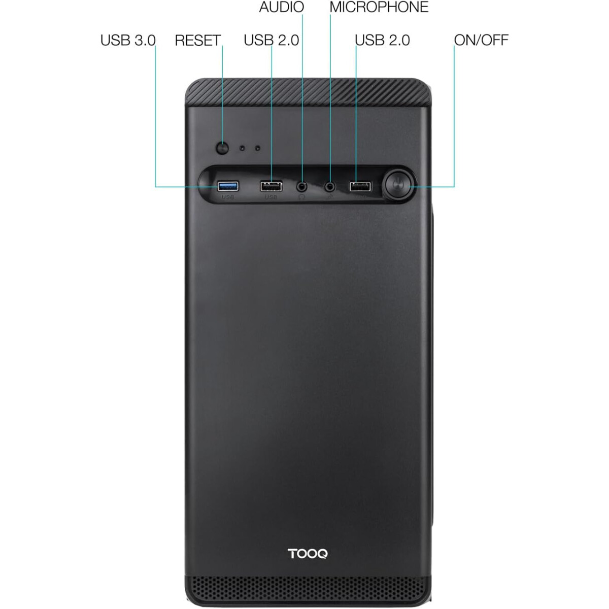 Boîtier TooQ Dodeka - TQC-4702U3C-B - photo 2