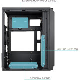 Boîtier TooQ Dodeka (TQC-4702U3C-B)