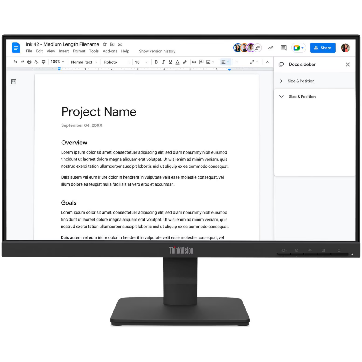 Monitor Lenovo 22" ThinkVision S22-4e (64CBKAT6EU)