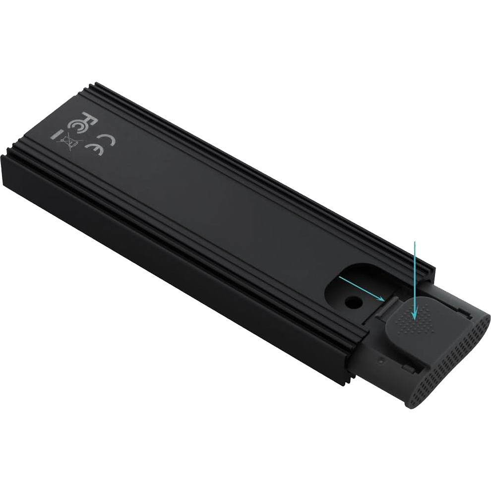 Boîtier externe pour SSD M.2 TooQ TQE-2230B Black - photo 3