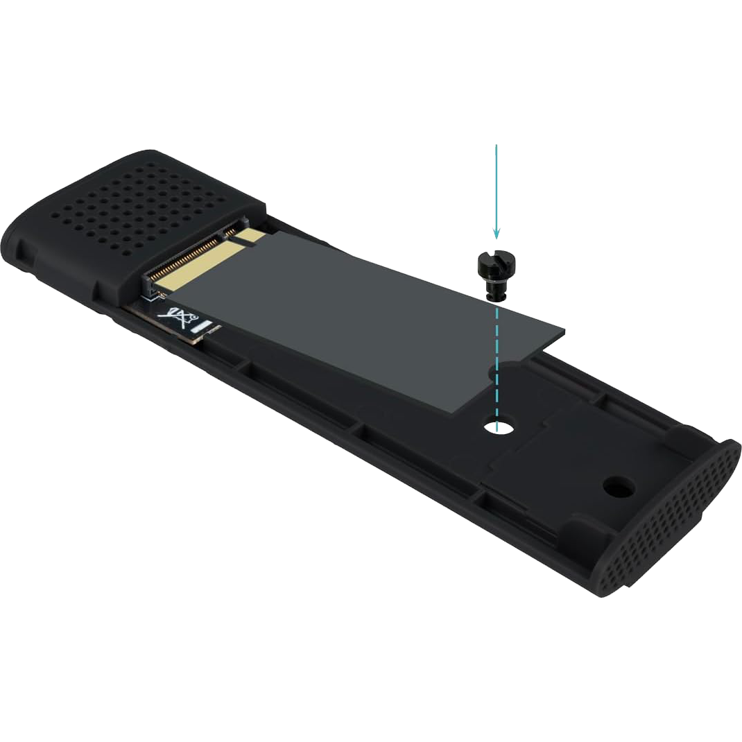 Boîtier externe pour SSD M.2 TooQ TQE-2230B Black - photo 4