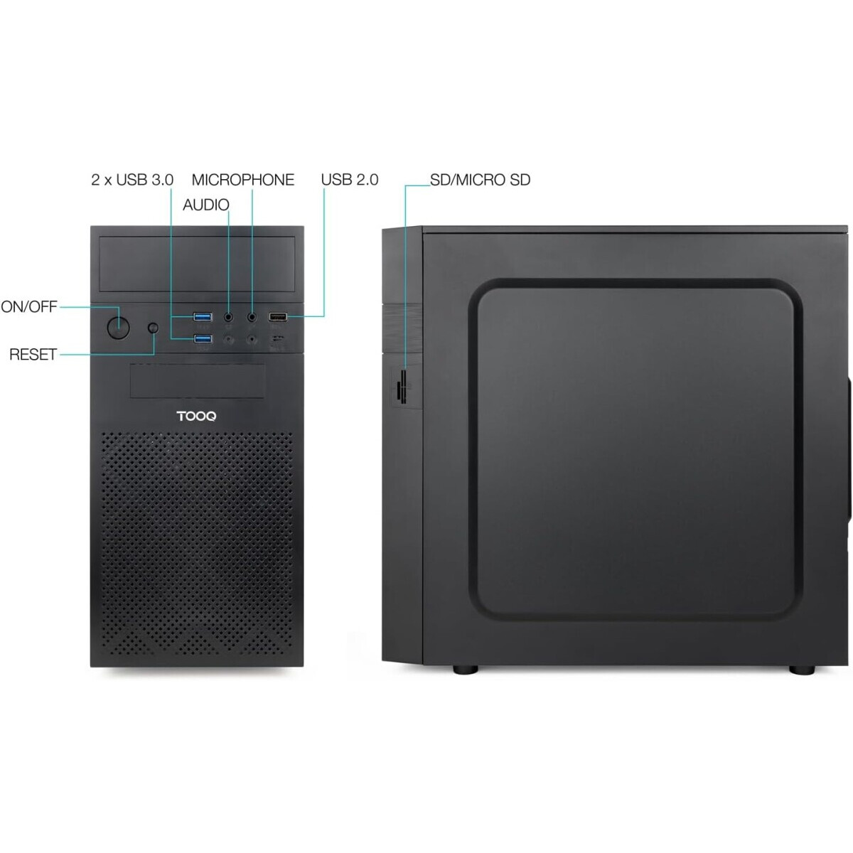 Boîtier TooQ Isobox - TQC-4701U3C-B - photo 2