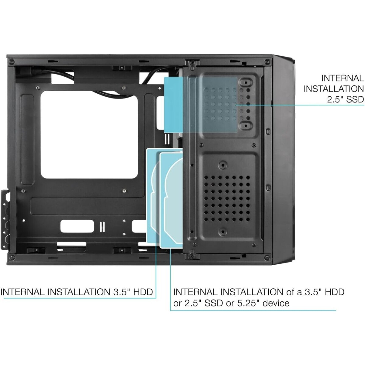 Case TooQ TQC-3008U3C 500W - photo 3