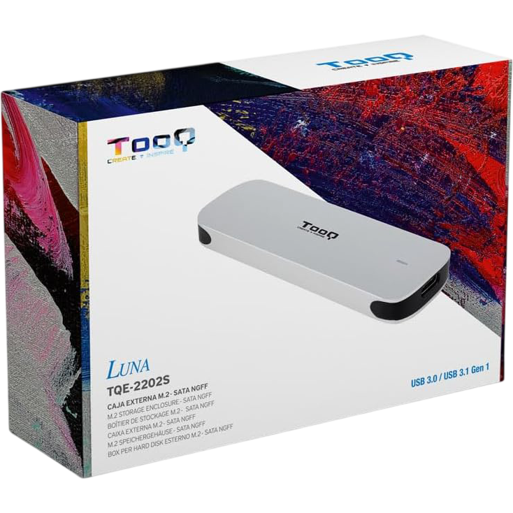 Boîtier externe pour SSD M.2 TooQ TQE-2202S Silver - photo 4