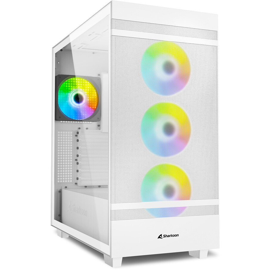 Case Sharkoon Rebel C50 RGB White - 4044951038251