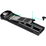 Boîtier externe pour SSD M.2 TooQ TQE-2202S Silver