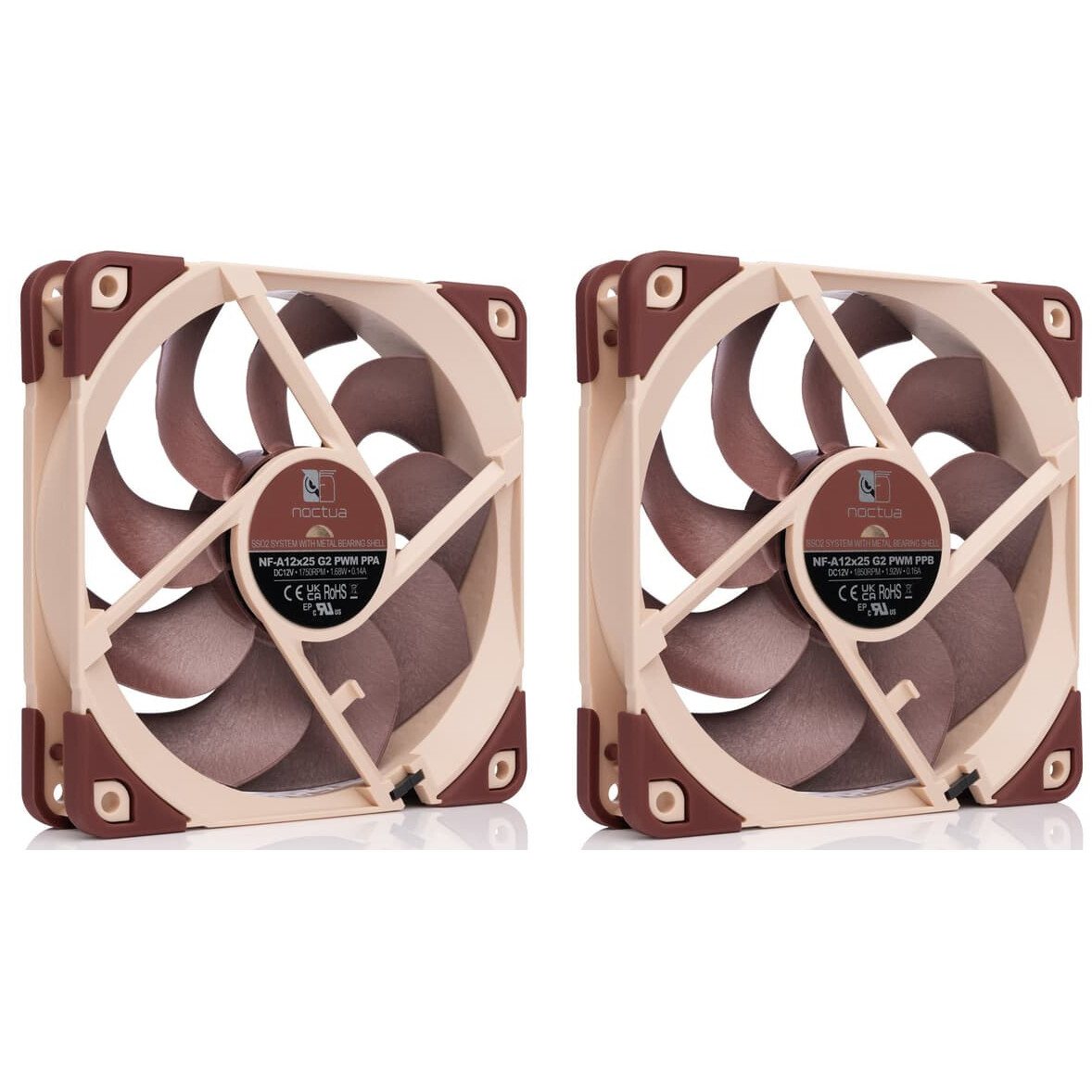 Ventilateur pour boîtier Noctua NF-A12x25 G2 PWM Sx2-PP - photo 2