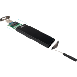 Boîtier externe pour SSD M.2 TooQ TQE-2240B Black