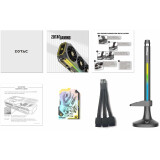 Carte graphique NVIDIA GeForce RTX 5080 Zotac SOLID CORE OC 20th Anniversary Edition 16GB (ZT-B50800J2S-10P)
