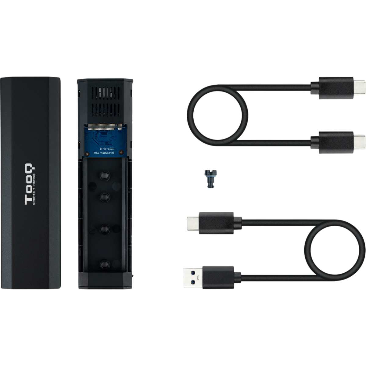 Boîtier externe pour SSD M.2 TooQ Shura TQE-2223B Black - photo 4