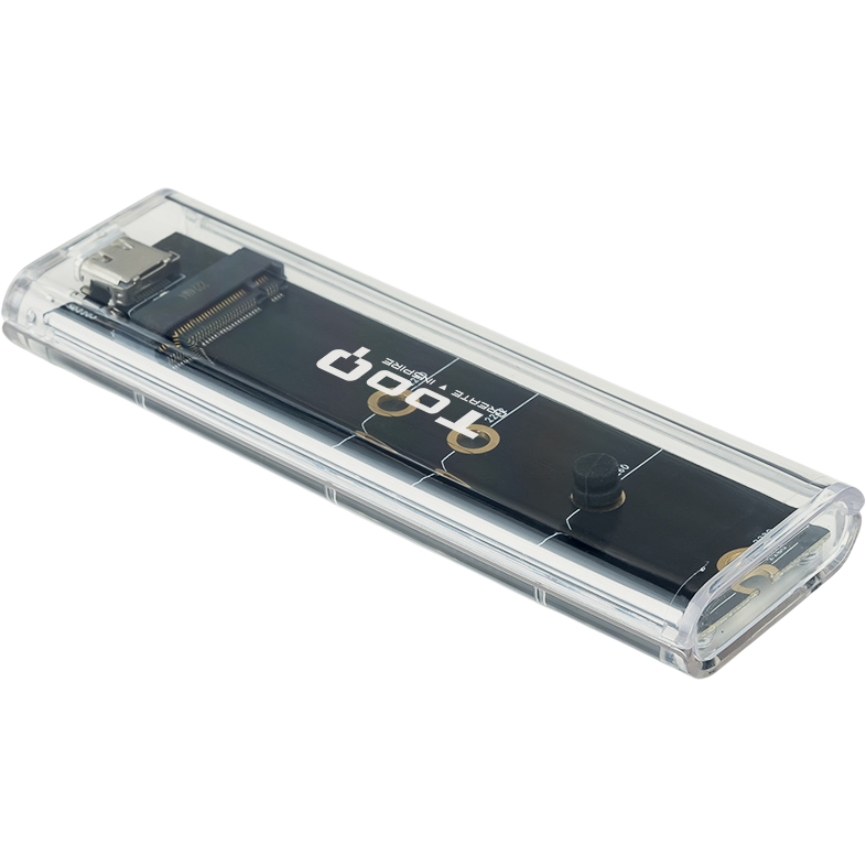 Boîtier externe pour SSD M.2 TooQ TQE-2200 Transparent - photo 2