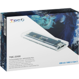 Boîtier externe pour SSD M.2 TooQ TQE-2200 Transparent