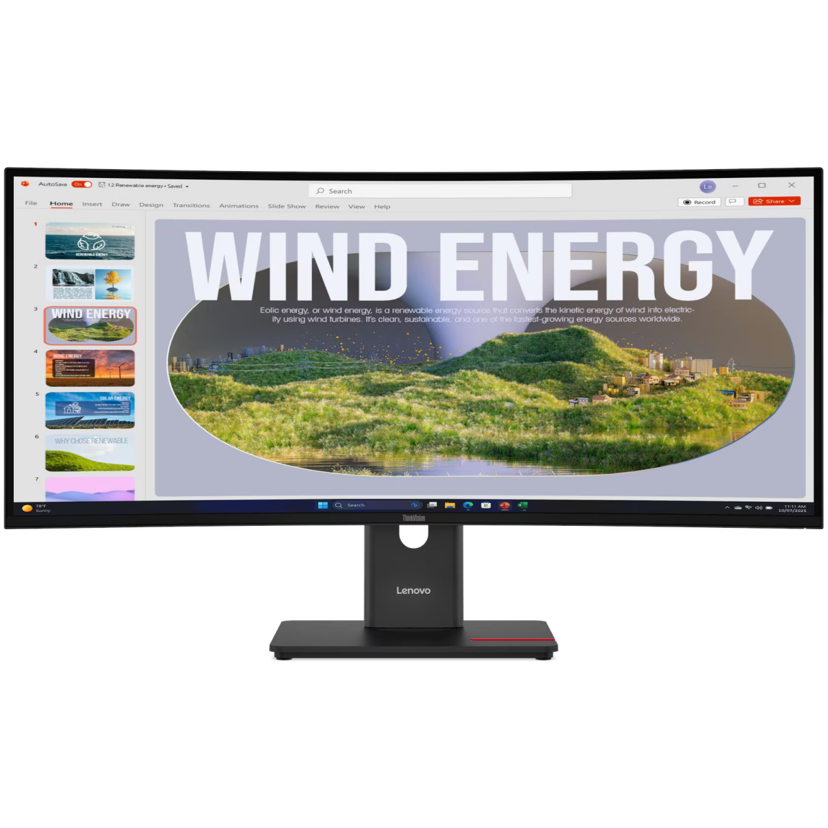 Monitor Lenovo 34" ThinkVision T34WD-40 (64AEGAT1EU)