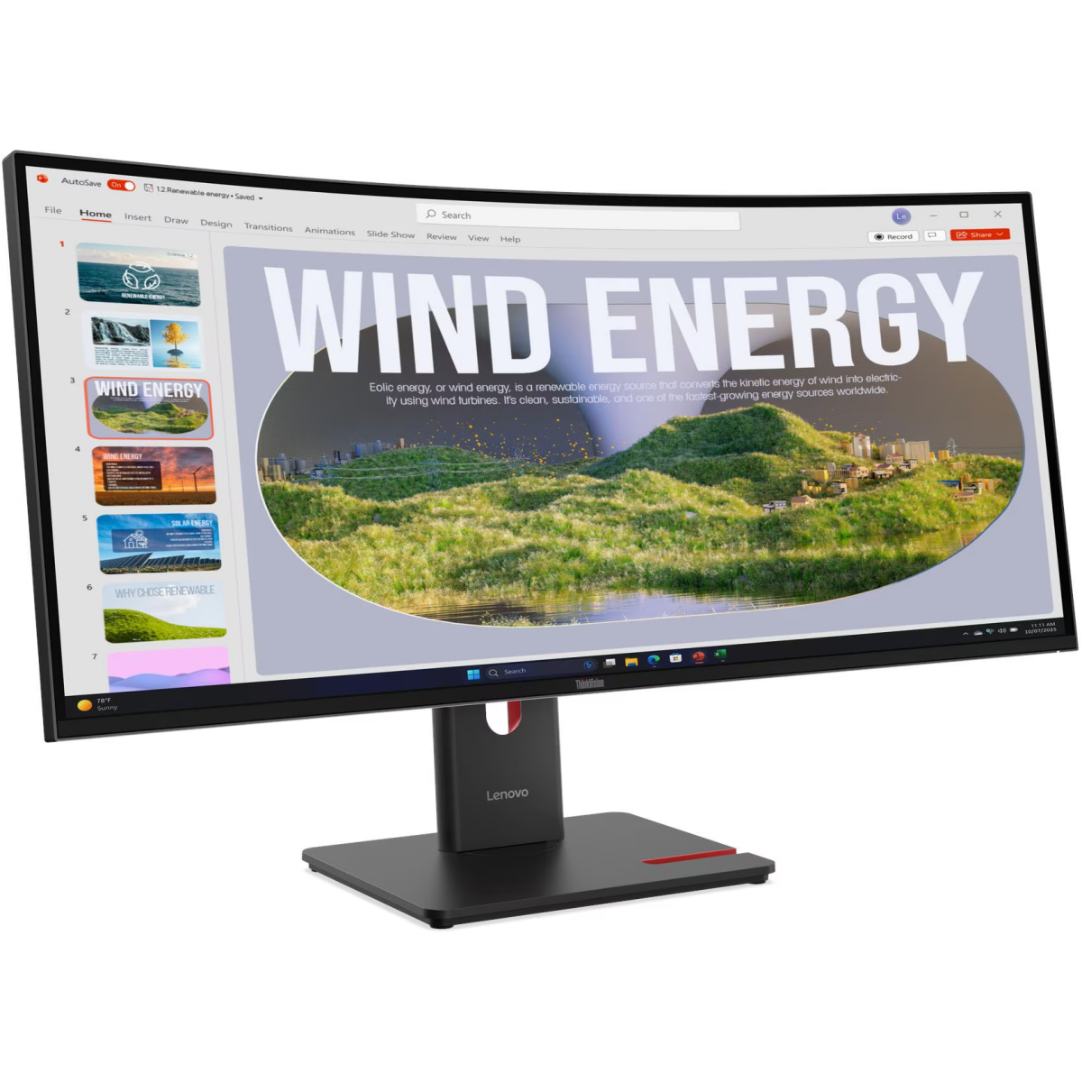 Monitor Lenovo 34" ThinkVision T34WD-40 (64AEGAT1EU) - photo 3