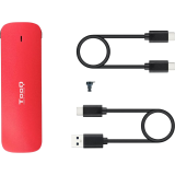 Boîtier externe pour SSD M.2 TooQ TQE-2201R Red