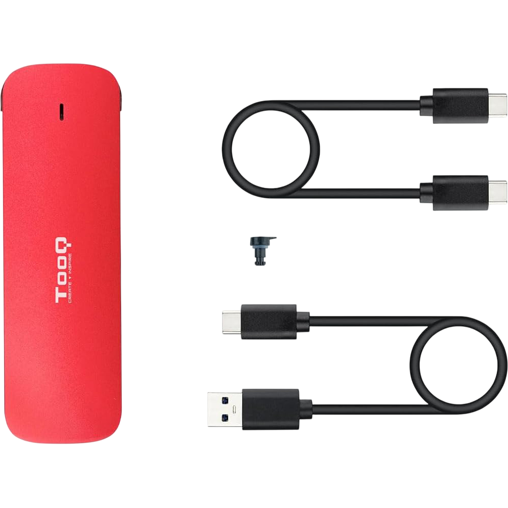 Boîtier externe pour SSD M.2 TooQ TQE-2201R Red - photo 3