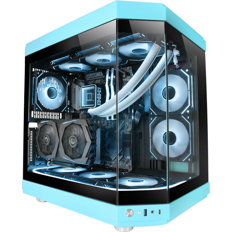 Case Mars Gaming MC-3T Blue - MC3TB