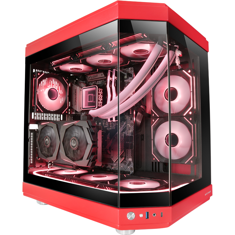 Case Mars Gaming MC-3T Red - MC3TR