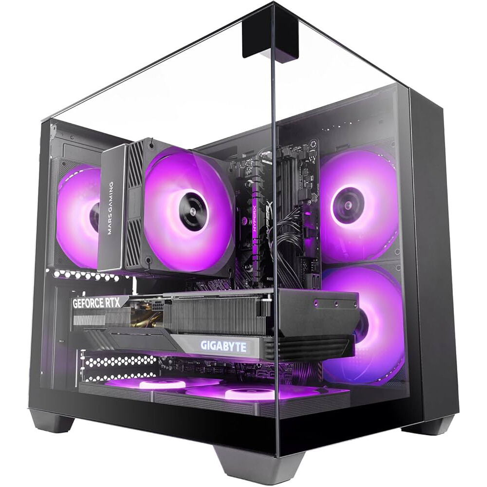 Case Mars Gaming MC-VISIONM Black - MCVISIONM