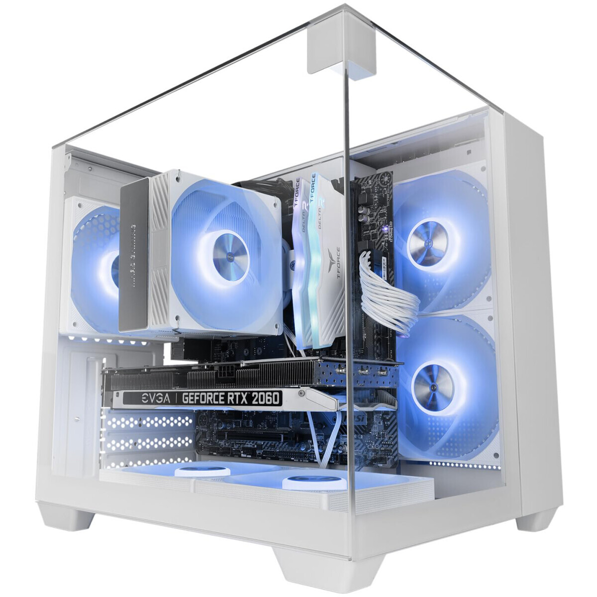 Case Mars Gaming MC-VISIONM White - MCVISIONMW
