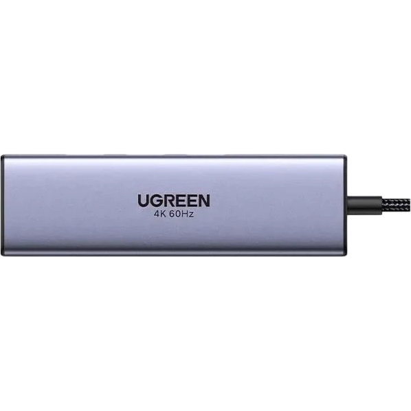 Station daccueil pour ordinateur UGREEN Port Hub 6-in-1 USB-C Grey (CM511) - 35999