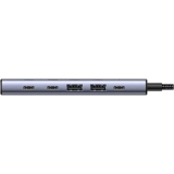 Station daccueil pour ordinateur UGREEN Port Hub 6-in-1 USB-C Grey (CM511) (35999)