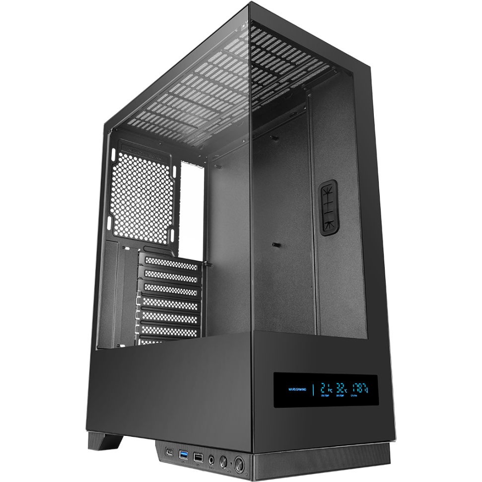 Case Mars Gaming MC-PULSAR Black - MCPULSAR