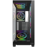 Boîtier MODECOM Volcano Stellar Plus ARGB Midi 8F Black (AT-STELLAR-PLUS-8F-ARGB-10)