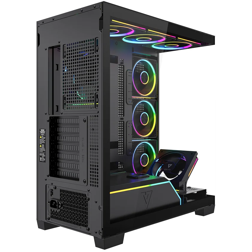Boîtier MODECOM Volcano Stellar Plus ARGB Midi 8F Black - AT-STELLAR-PLUS-8F-ARGB-10 - photo 7