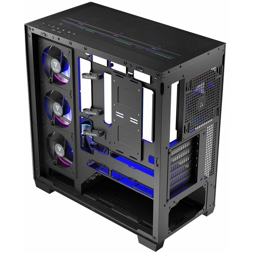 Boîtier MODECOM Volcano Stellar ARGB Midi 8F Black - AT-STELLAR-8F-ARGB-10 - photo 7