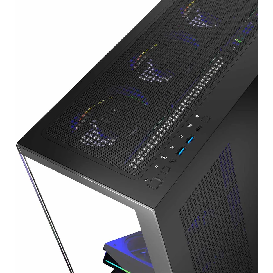 Boîtier MODECOM Volcano Stellar ARGB Midi 8F Black - AT-STELLAR-8F-ARGB-10 - photo 8