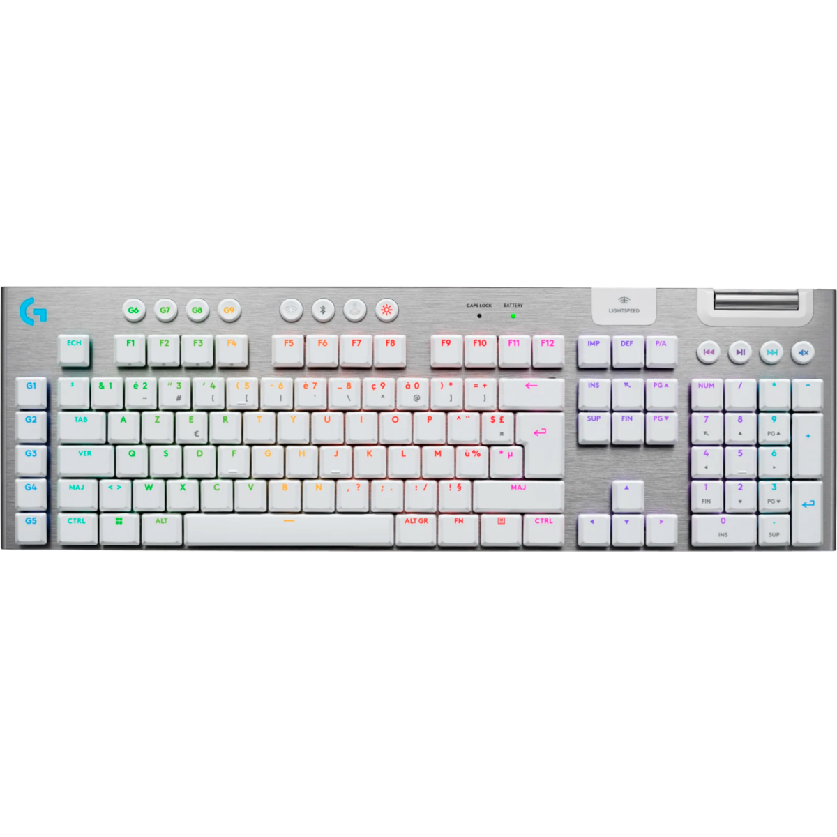 Keyboard Logitech G915 X Lightspeed Wireless White (920-012687)