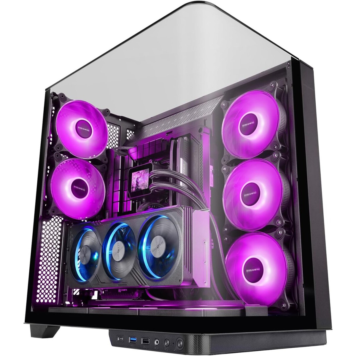 Case Mars Gaming MC-INFINIO Black - MCINFINIO