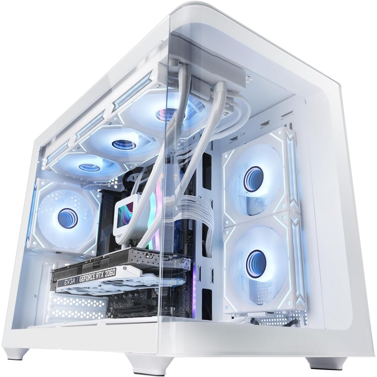 Case Mars Gaming MC-FUSIONM White - MCFUSIONMW