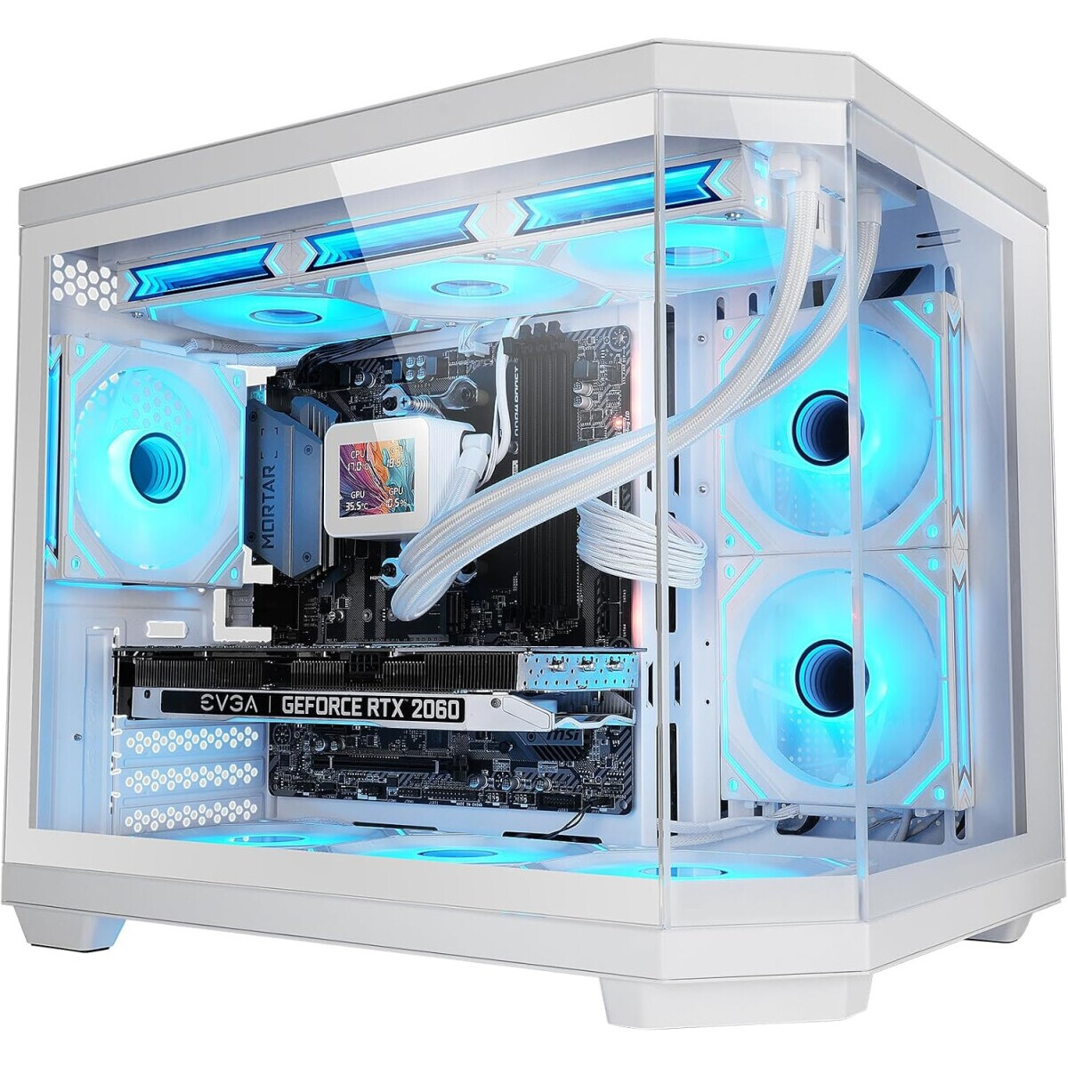 Case Mars Gaming MC-3TCOREM White - MC3TCOREMW