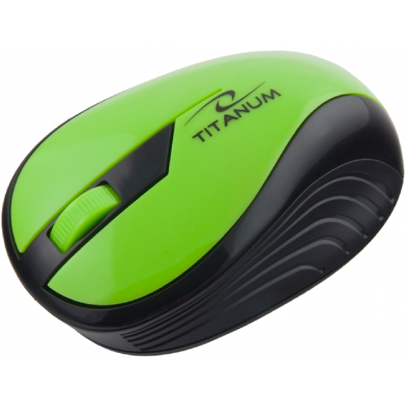 Mouse Esperanza Titanum Rainbow 3D Black/Green - TM114G