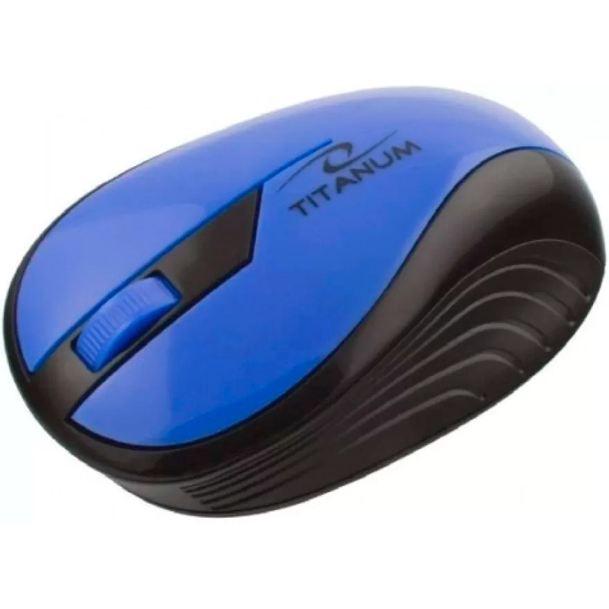 Mouse Esperanza Titanum Rainbow 3D Black/Blue - TM114B