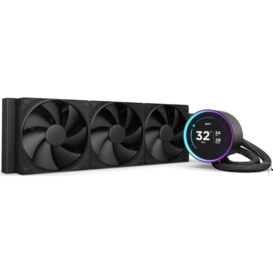 Liquid cooling system NZXT Kraken Elite 360 Black (RL-KN36E-B2) - photo 2